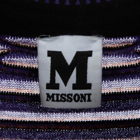 M Misoni Multicolor Knit Sleeveless Maxi Dress S/M - Picture 4 of 4